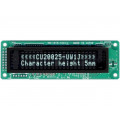 CU20025-UW1J; Display: VFD; alphanumeric; 20x2; Char: 4.7mm; 350cd/m2; PIN: 20; NORITAKE Itron CU20025-UW1J; Display: VFD; alphanumeric; 20x2; Char: 4.7mm; 350cd/m2; PIN: 20; NORITAKE Itron