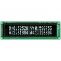 CU20029-UW1J; Display: VFD; alphanumeric; 20x2; Char: 9.2mm; 350cd/m2; PIN: 20; NORITAKE Itron CU20029-UW1J; Display: VFD; alphanumeric; 20x2; Char: 9.2mm; 350cd/m2; PIN: 20; NORITAKE Itron