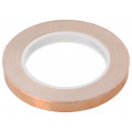 ; Tape: electrically conductive; W: 12mm; L: 33m; Thk: 0.08mm; copper; 