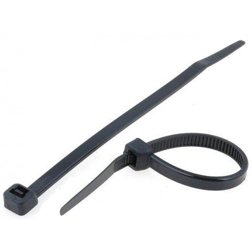CVR165BK; Cable tie; L: 165mm; W: 2.5mm; polyamide; 78.5N; black; Ømax: 43mm; KSS WIRING