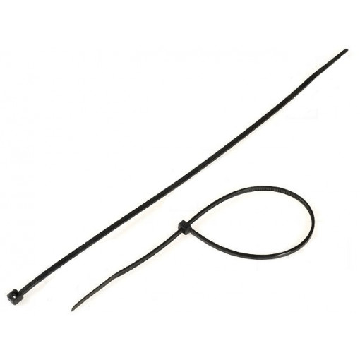 CVR300SW; Cable tie; L: 300mm; W: 4.8mm; polyamide; 215.5N; black; Ømax: 85mm; KSS WIRING