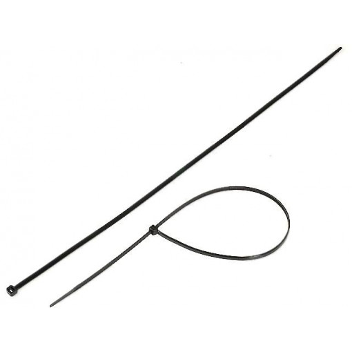 CV-450MBK; Cable tie; L: 450mm; W: 4.8mm; polyamide; 215.5N; black; Ømax: 130mm; KSS WIRING