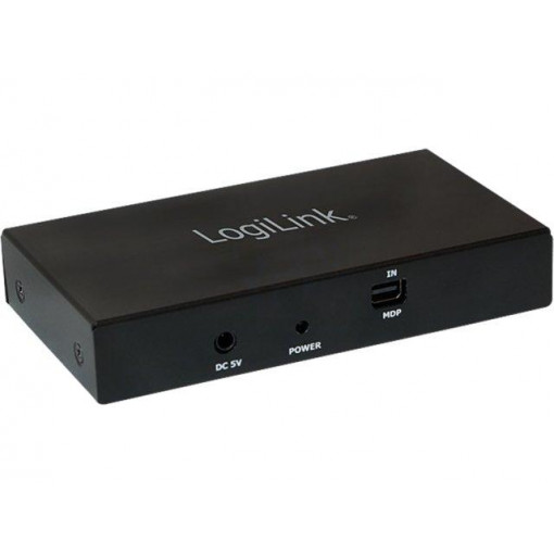 CV0094; Splitter; DisplayPort 1.2,HDMI 1.4; Colour: black; LOGILINK