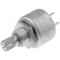 PC-199-18-47K-P6; Potentiometer: shaft; single turn; 47kΩ; 1W; ±20%; 6mm; linear; THT; TELPOD