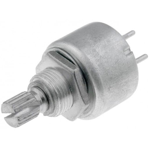 PC-199-18-47K-P6; Potentiometer: shaft; single turn; 47kΩ; 1W; ±20%; 6mm; linear; THT; TELPOD PC-199-18-47K-P6; Potentiometer: shaft; single turn; 47kΩ; 1W; ±20%; 6mm; linear; THT; TELPOD