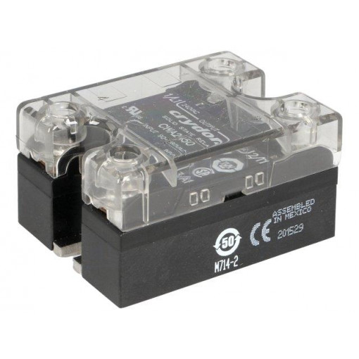 CWD2450-10; Relay: solid state; Ucntrl: 3÷32VDC; 50A; 24÷280VAC; -40÷80°C; IP20; CRYDOM