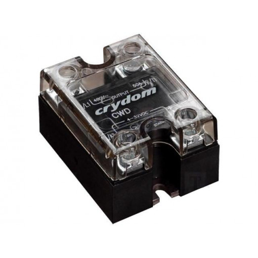 CWD4850; Relay: solid state; Ucntrl: 4÷32VDC; 50A; 48÷660VAC; screw type; CRYDOM