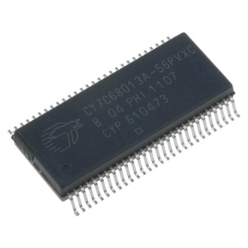 CY7C68013A-56PVXC; Microcontroller 8051; SRAM: 16kB; 3÷3.6VDC; SSOP56; CYPRESS CY7C68013A-56PVXC; Microcontroller 8051; SRAM: 16kB; 3÷3.6VDC; SSOP56; CYPRESS