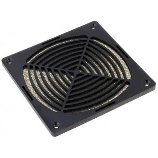 D-1-2-3; Guard; 120x120mm; Mat: plastic; Mounting: screw; Kit: with filter; SUNON