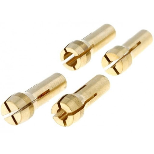1508; Collets for drill holder; 0.3÷3.2mm; Pcs: 4; Application: D-1504; DONAU