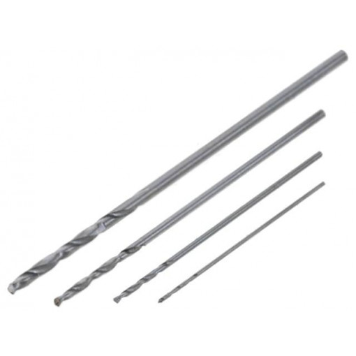 ; Drill set; Application: metal,plastic; Pcs: 4; Mat: HSS; for metal; DONAU
