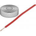 2500; Wire; stranded; Cu; 1x0,75mm2; PVC; red; 250V; -20÷80°C; 25m; Class: 6; DONAU