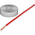 25250; Wire; stranded; Cu; 1x2,5mm2; silicone; red; 250V; -60÷180°C; 25m; DONAU