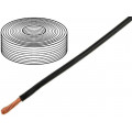 25251; Wire; stranded; Cu; 1x2,5mm2; silicone; black; 250V; -60÷180°C; 25m; DONAU