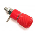 ; Socket; 4mm banana; 60VDC; L: 34mm; Cutout: Ø8mm; red; 