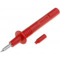 ; Test probe; 36A; red; Tip diameter: 4mm; Socket size: 4mm; DONAU