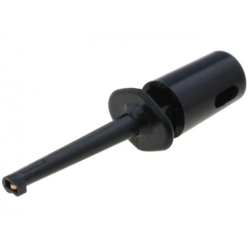 R8-H16F-BLACK; Clip-on probe; hook type; 0.3A; 60VDC; black; Overall len: 40mm; 
