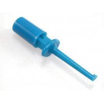 R8-H16F-BLUE; Clip-on probe; hook type; 0.3A; 60VDC; blue; Grip capac: max.1.1mm; 
