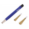 GPM4; Tool: brush; brass wire; L: 120mm; Ø: 4mm; DONAU