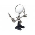 ; PCB holder with magnifying glass; 60mm;  ; PCB holder with magnifying glass; 60mm;