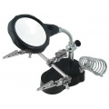HH3; PCB holder with magnifying glass; 65mm; DONAU HH3; PCB holder with magnifying glass; 65mm; DONAU