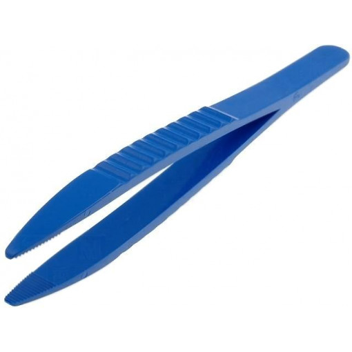 ; Tweezers; 125mm; Blades: straight; DONAU