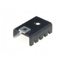 D01PA; Heatsink: moulded; U; TO202,TO220; black; L: 19.05mm; W: 13.21mm; STONECOLD
