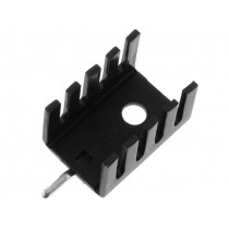 D03PA; Heatsink: moulded; U; TO202,TO220; black; L: 19.05mm; W: 13.21mm; STONECOLD