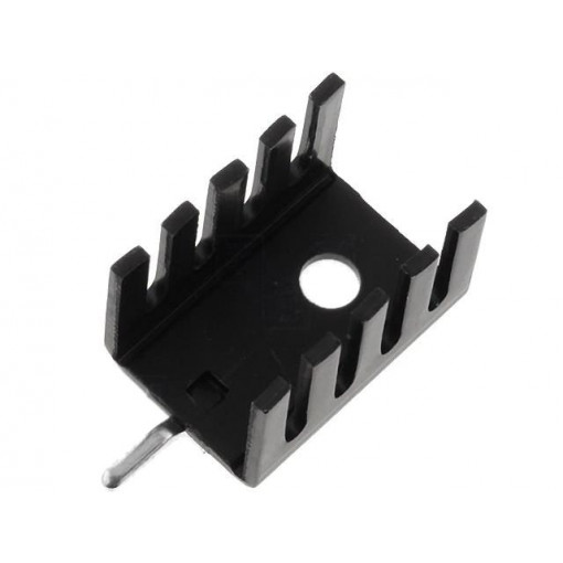 D03PA; Heatsink: moulded; U; TO202,TO220; black; L: 19.05mm; W: 13.21mm; STONECOLD