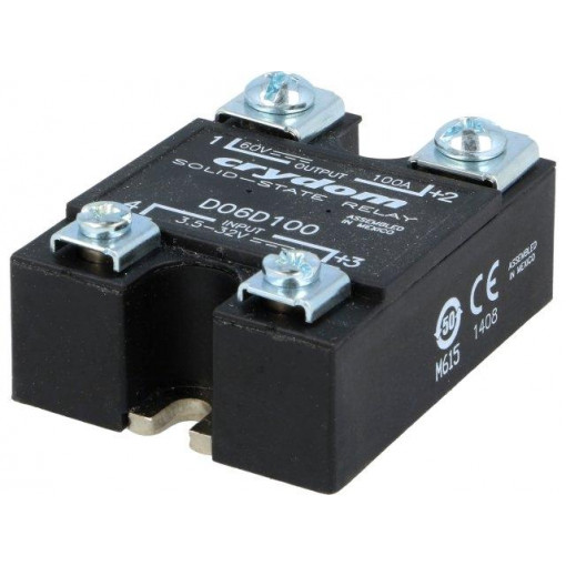 D06D60; Relay: solid state; Ucntrl: 3.5÷32VDC; 60A; 0÷60VDC; Series: D06D; CRYDOM