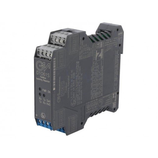 D1061S; Converter: RS422/RS485 separator-power supply; DIN; 20÷30VDC; GM INTERNATIONAL