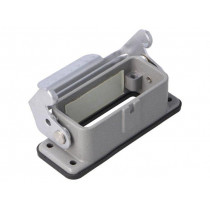D10A-BK-1L; Enclosure: for HDC connectors; size D10A; with latch; straight; DEGSON ELECTRONICS