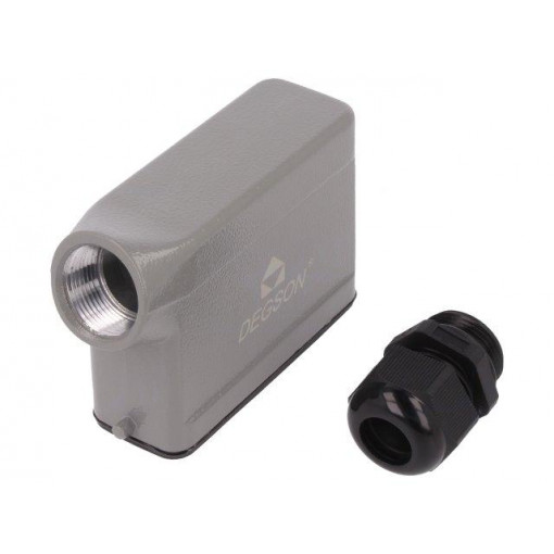 D16A-SE-2G-PG16; Enclosure: for HDC connectors; size D16A; for cable; for latch; DEGSON ELECTRONICS