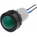 D22PZ; Control lamp; Illumin: LED; Colour: green; PROMET