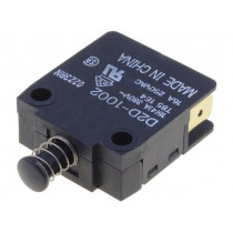 D2D-1002; Switch: door; Pos: 2; SPST-NC; 16A/250VAC; black; Man.series: D2D; OMRON OCB