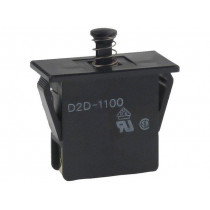 D2D-1100; Switch: door; Pos: 2; SPST-NO + SPST-NC; 16A/250VAC; black; OMRON OCB D2D-1100; Switch: door; Pos: 2; SPST-NO + SPST-NC; 16A/250VAC; black; OMRON OCB