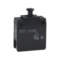 D2D-2000; Switch: door; Pos: 2; SPST-NO + SPST-NC; 16A/250VAC; black; OMRON OCB D2D-2000; Switch: door; Pos: 2; SPST-NO + SPST-NC; 16A/250VAC; black; OMRON OCB