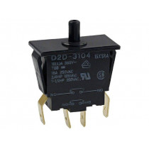 D2D-3104; Switch: door; Pos: 2; DPST-NO; 16A/250VAC; black; Mounting: on panel; OMRON OCB D2D-3104; Switch: door; Pos: 2; DPST-NO; 16A/250VAC; black; Mounting: on panel; OMRON OCB