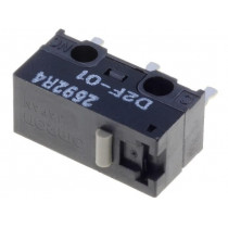 D2F-01; Microswitch SNAP ACTION; without lever; SPDT; 0.1A/30VDC; Pos: 2; OMRON OCB