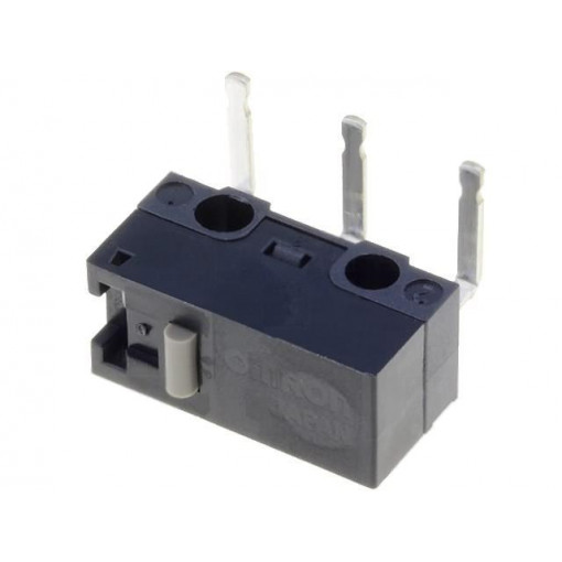 D2F-01-A; Microswitch SNAP ACTION; without lever; SPDT; 0.1A/30VDC; Pos: 2; OMRON OCB