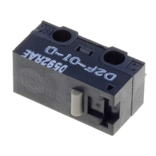 D2F-01-D; Microswitch SNAP ACTION; without lever; SPDT; 0.1A/30VDC; Pos: 2; OMRON OCB