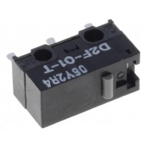 D2F-01-T; Microswitch SNAP ACTION; without lever; SPDT; 0.1A/30VDC; Pos: 2; OMRON OCB