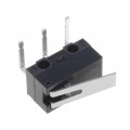 D2F-01L-A; Microswitch SNAP ACTION; with lever; SPDT; 0.1A/30VDC; ON-(ON); OMRON OCB
