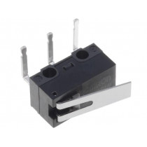 D2F-01L-A; Microswitch SNAP ACTION; with lever; SPDT; 0.1A/30VDC; ON-(ON); OMRON OCB