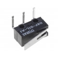 D2F-01L-A1; Microswitch SNAP ACTION; with lever; SPDT; 0.1A/30VDC; ON-(ON); OMRON OCB