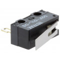 D2F-01L-D3; Microswitch SNAP ACTION; with lever; SPDT; 0.1A/30VDC; Pos: 2; OMRON OCB