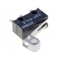 D2F-01L2; Microswitch SNAP ACTION; with lever (with roller); SPDT; Pos: 2; OMRON OCB