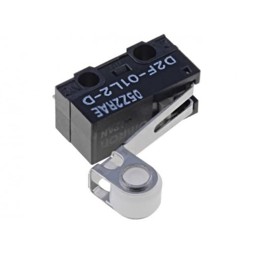 D2F-01L2-D; Microswitch SNAP ACTION; with lever (with roller); SPDT; Pos: 2; OMRON OCB