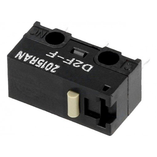 D2F-F; Microswitch SNAP ACTION; without lever; SPDT; 1A/125VAC; ON-(ON); OMRON OCB