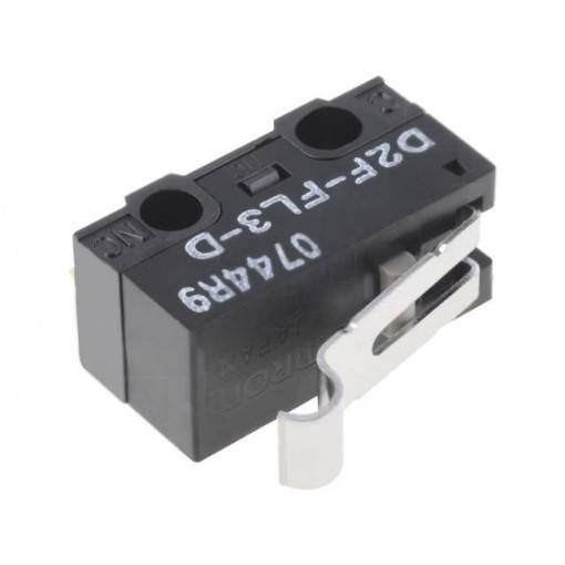 D2F-FL3-D; Microswitch SNAP ACTION; with lever with roller simulation; OMRON OCB